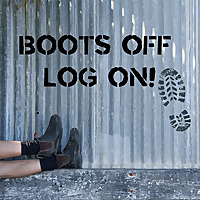 Boots Off Log On!™