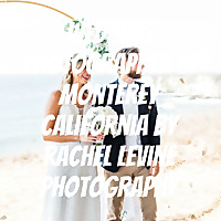Wedding photographer in Monterey California by Rachel Levine Photography