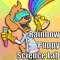 Rainbow Puppy Science Lab