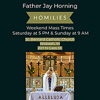 Homilies - Fr. Jay Horning - St. Bernard's