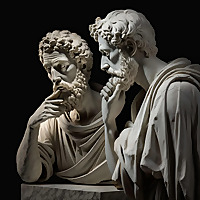 Tom and Paul read meditations