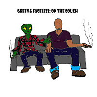 Green & Faceless: on the Couch