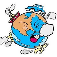 Air pollution caused due to Overpopulation