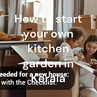 How to start your own kitchen garden in Kerala