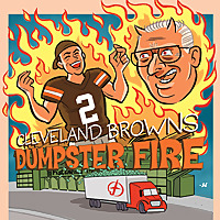 Cleveland Browns Dumpster Fire