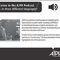 American Journal of Public Health Podcast