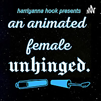 an animated female unhinged.