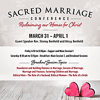 Sacred Marriage Conference Sessions
