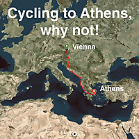 Cycling to Athens, why not!             A road cycling adventure Guide, Story and bit of Science.
