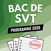 Bac de SVT | Programme 2026