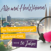 Alle mal Her(z)hören - 50 Jahre TelefonSeelsorge Bielefeld-OWL