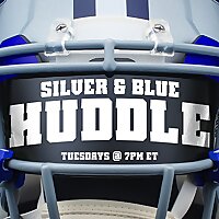 Silver and Blue Huddle