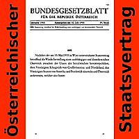 Staatsvertrag betreffend die Wiederherstellung eines unabhängigen und demokratischen Österreich by U