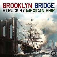 Brooklyn Bridge Struck by Mexican Ship