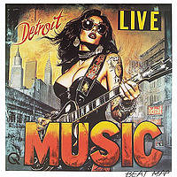 Live Music Detroit - Beat Map