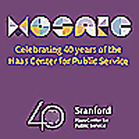 Mosaic: 40 years of the Haas Center for Public Service