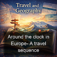 Around the clock in Europe- A travel sequence